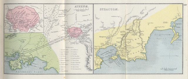 Map of the Athens 