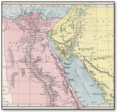 Map of Roman Egypt