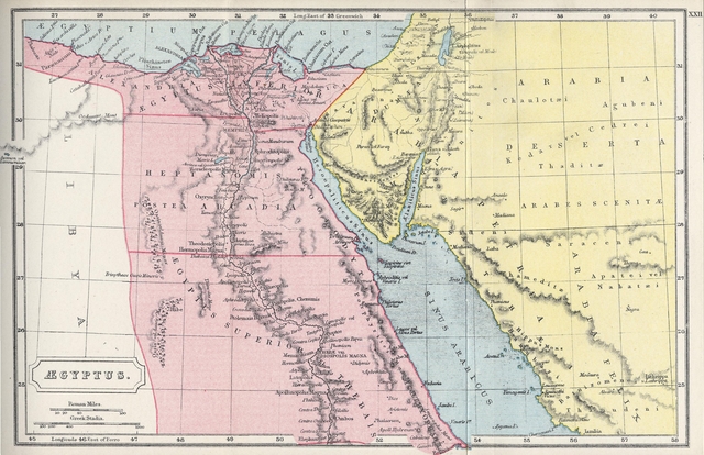 Map of Roman Egypt