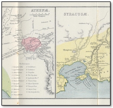 Map of the Athens 